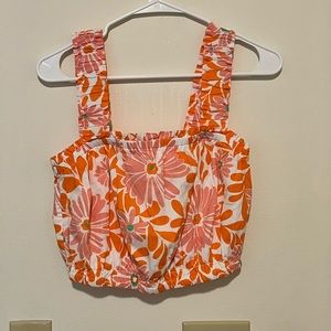 Aerie NWT cropped floral tank medium